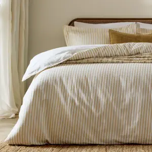 Yard Hebden Melange Honey Stripe Duvet Cover Set